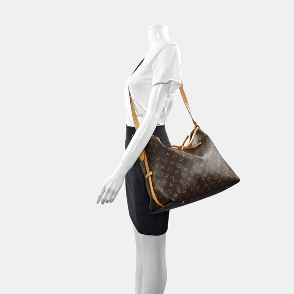 CARRYALL MM Monogram Coated Canvas Brown