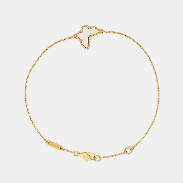 Sweet Alhambra 18k Gold Bracelet