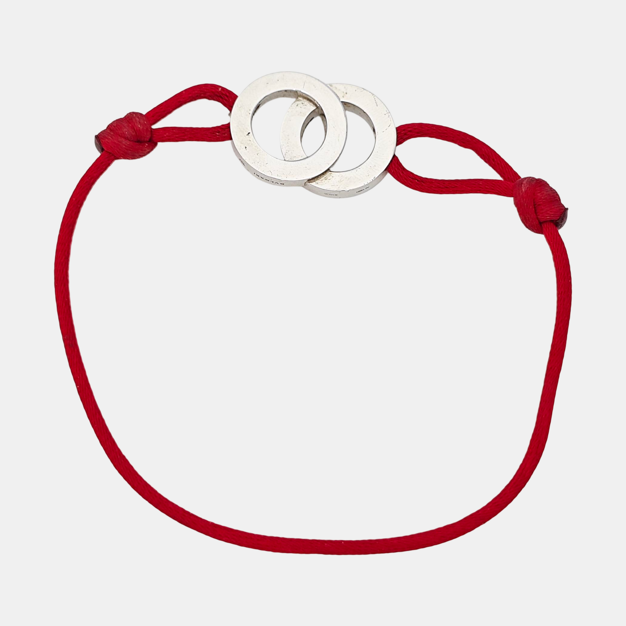 BVLGARI BVLGARI Fabric Silver Bracelet
