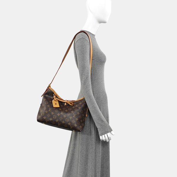 CARRYALL PM Monogram Coated Canvas Brown