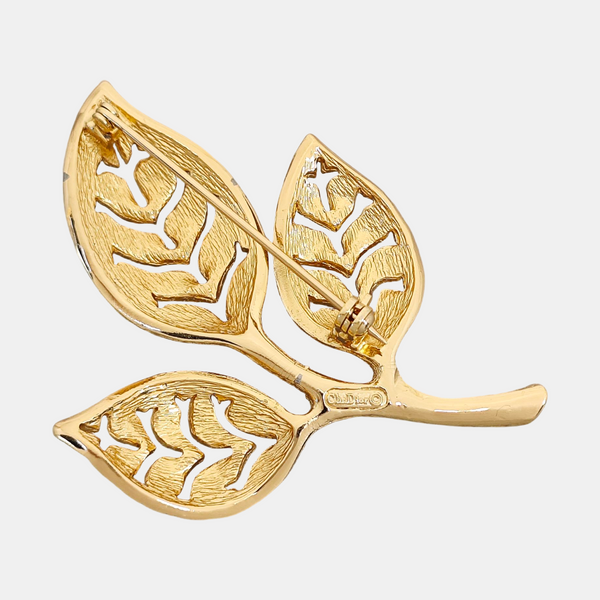 Metal Gold Brooch