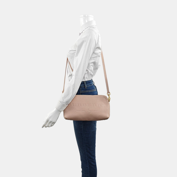 Calfskin Crossbody Bag Pink