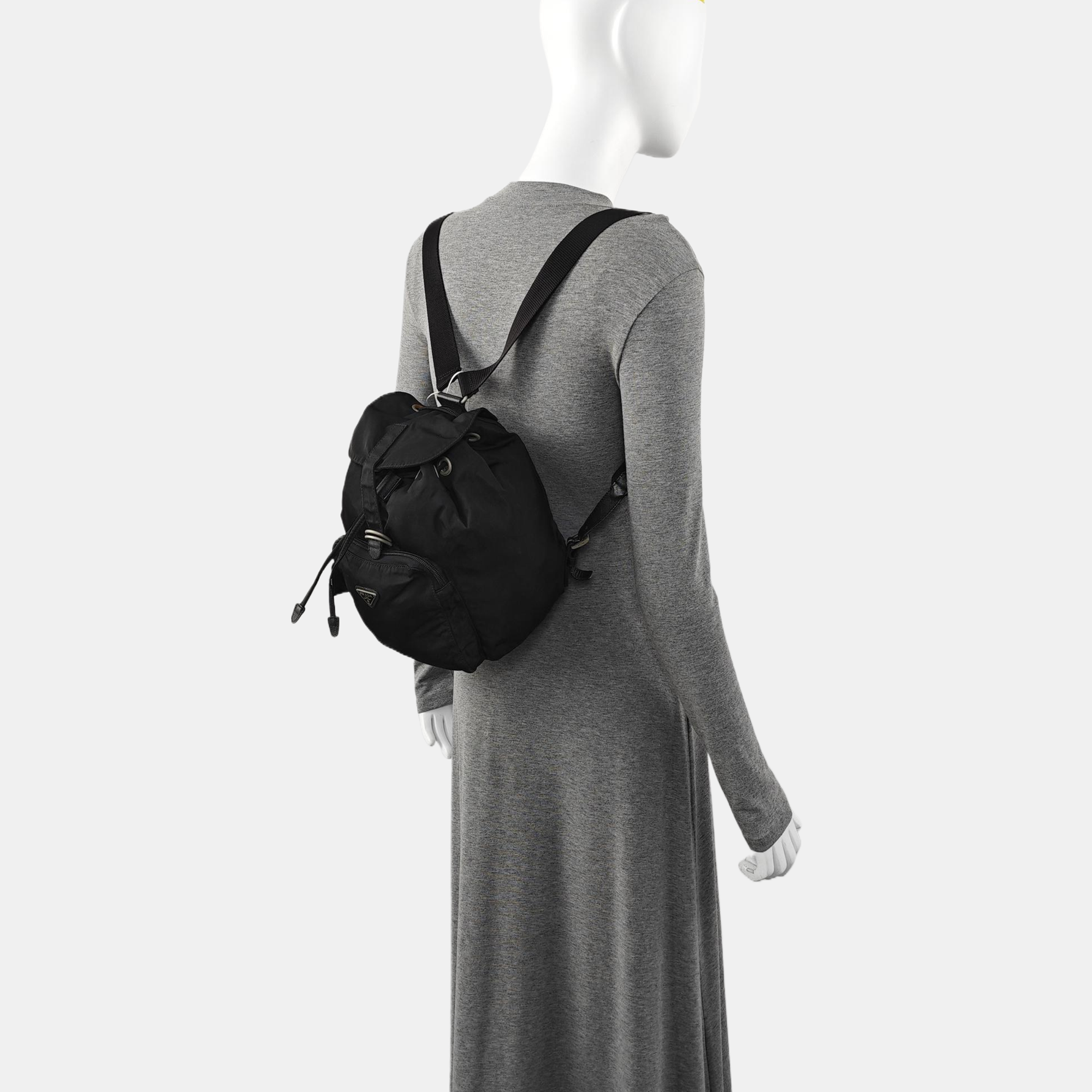 Nylon Backpack Black