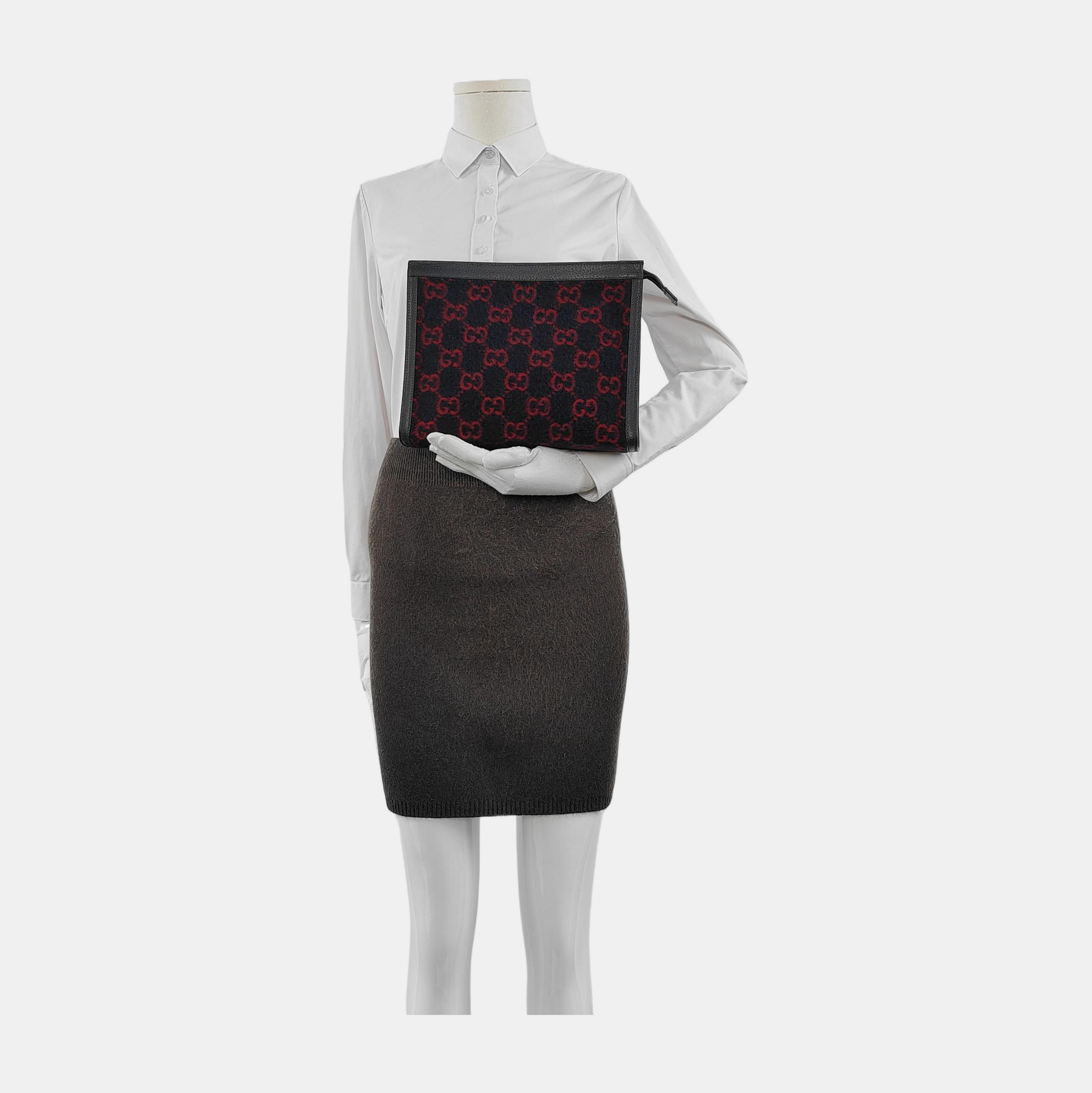 Monogram Felt Black