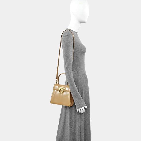 Kelly Small Calfskin Beige