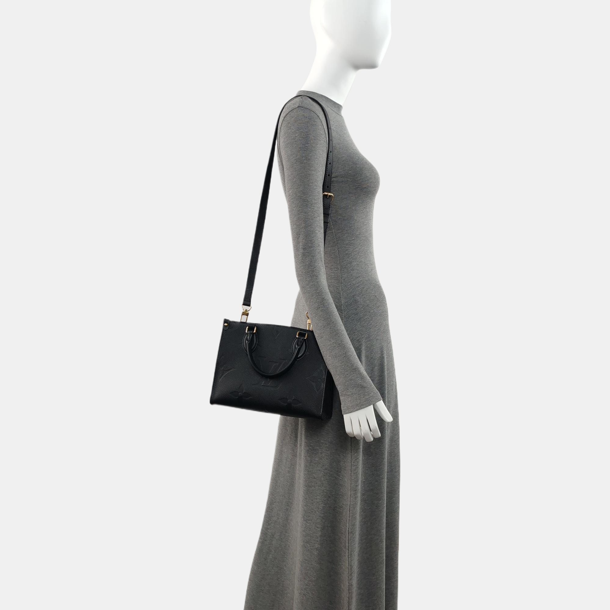 ONTHEGO PM Monogram Calfskin Black