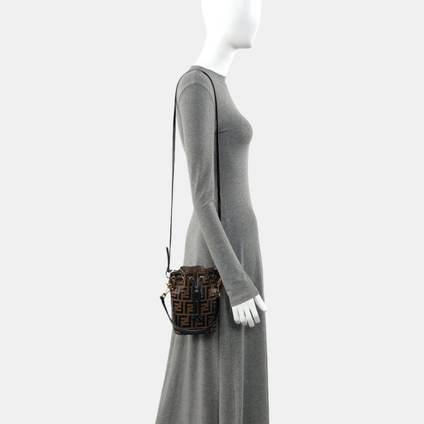 Mon Tresor Mini Monogram Calfskin Brown