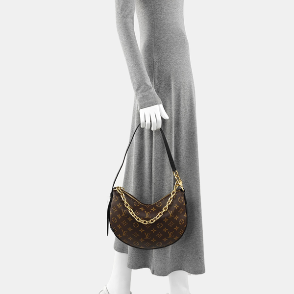 COOKIE BB Monogram Coated Canvas Brown