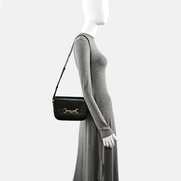 CRÉCY Medium Calfskin Black