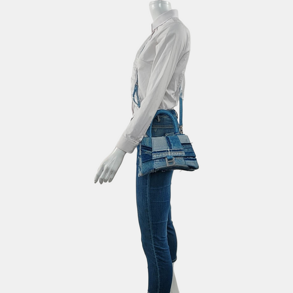 Hourglass S Quilted Denim Blue