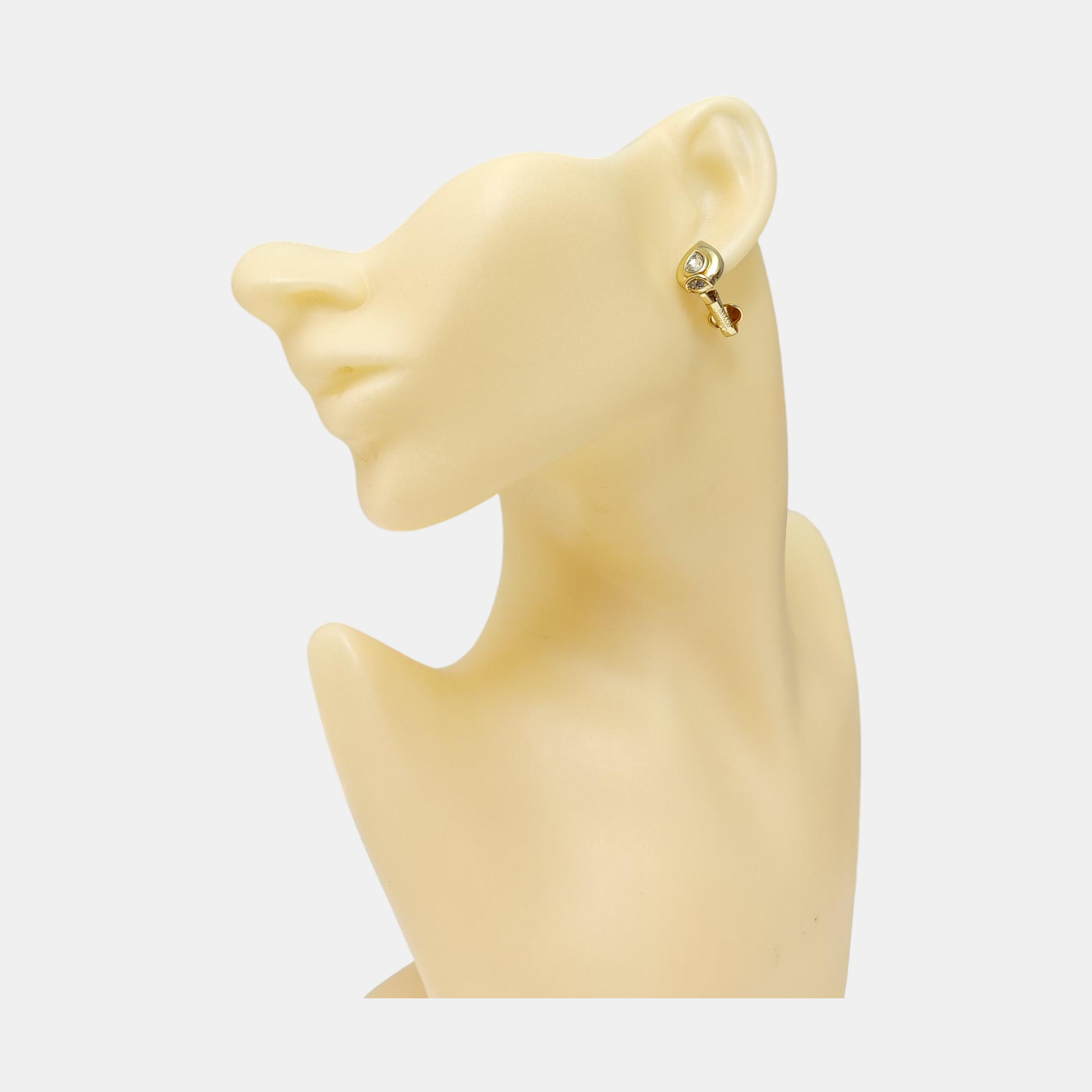 Metal Gold Clip On Earrings