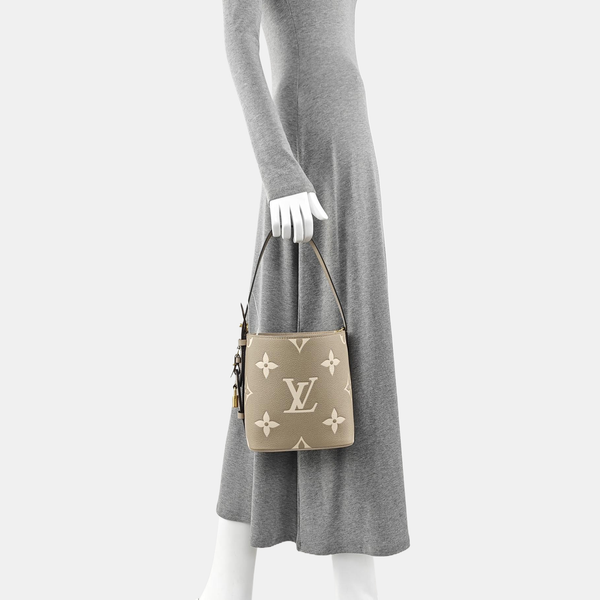 ALL IN BB Monogram Calfskin Gray
