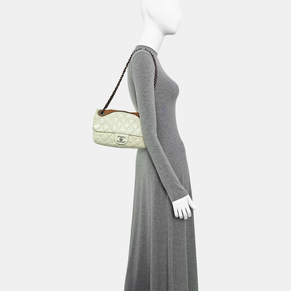 Quilted Calfskin Shoulder Bag Green