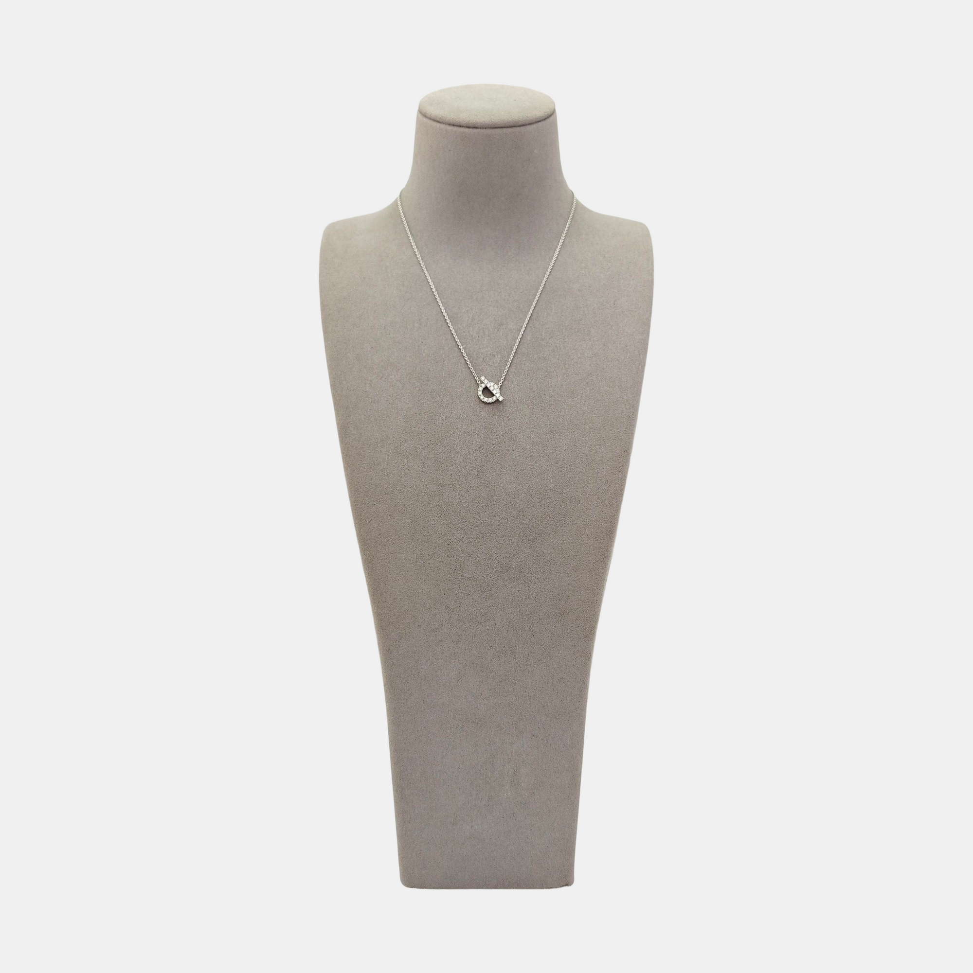 Finesse 18k White Gold Silver Necklace