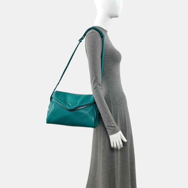 Prada Signaux Calfskin Blue
