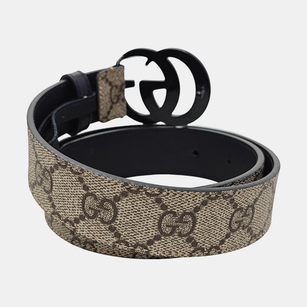 Brown Coated Canvas Belt