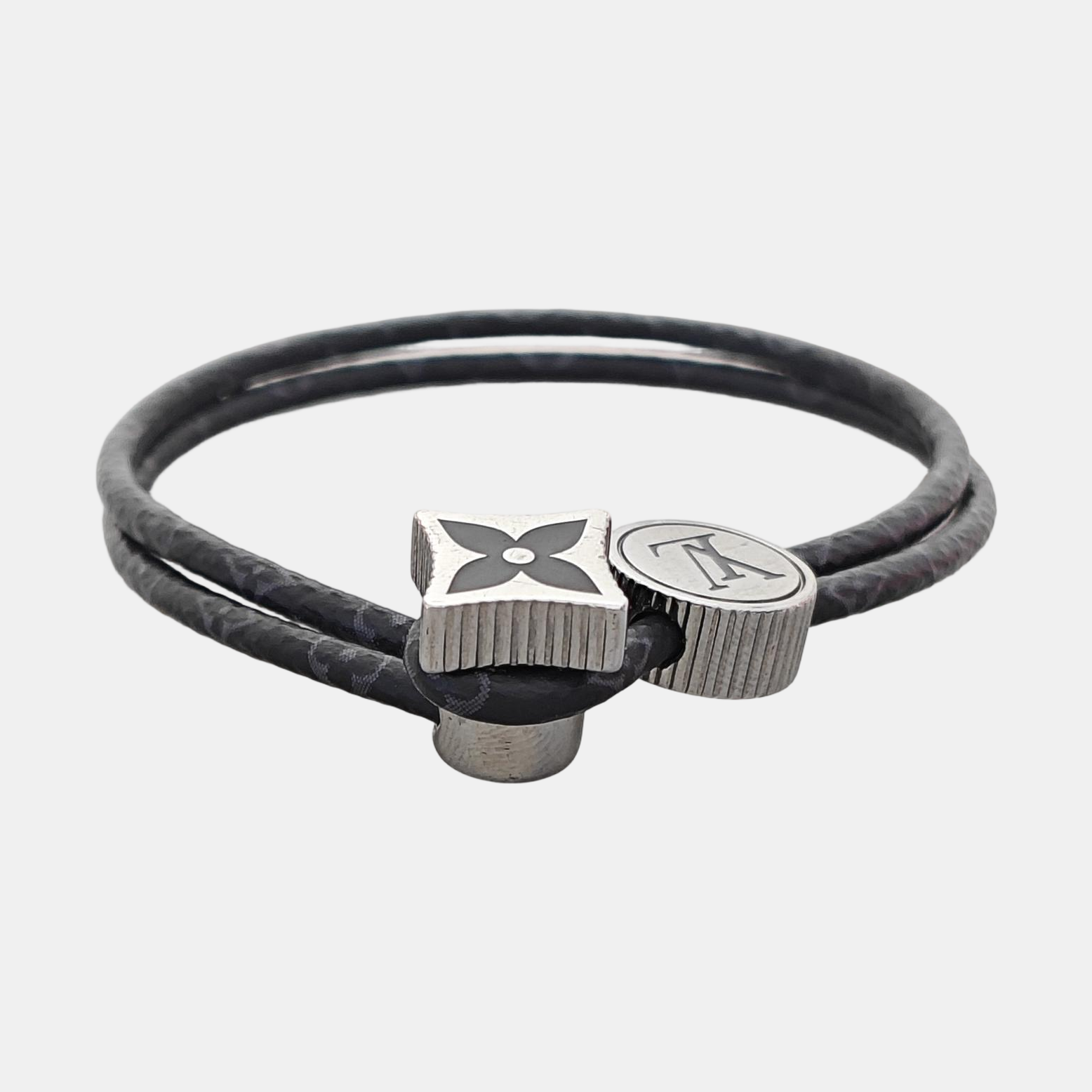 KEEP IT Coated Canvas Black Bangle