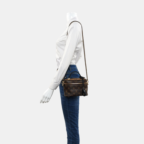 VANITY PM Monogram Coated Canvas Brown
