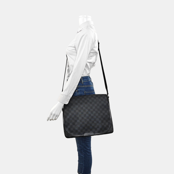 DANIEL Damier Graphite Coated Canvas Gray