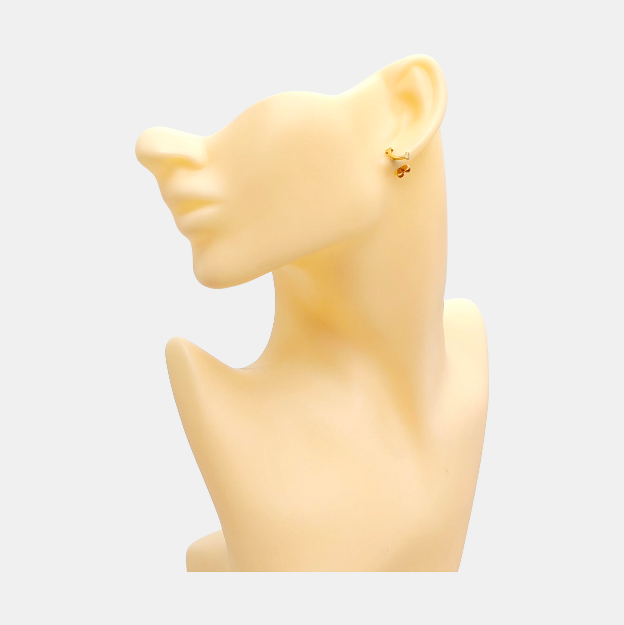 Tiffany T 18k Rose Gold Stud Earrings