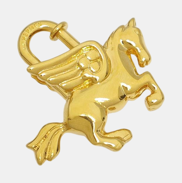 Metal Bag Charm Gold
