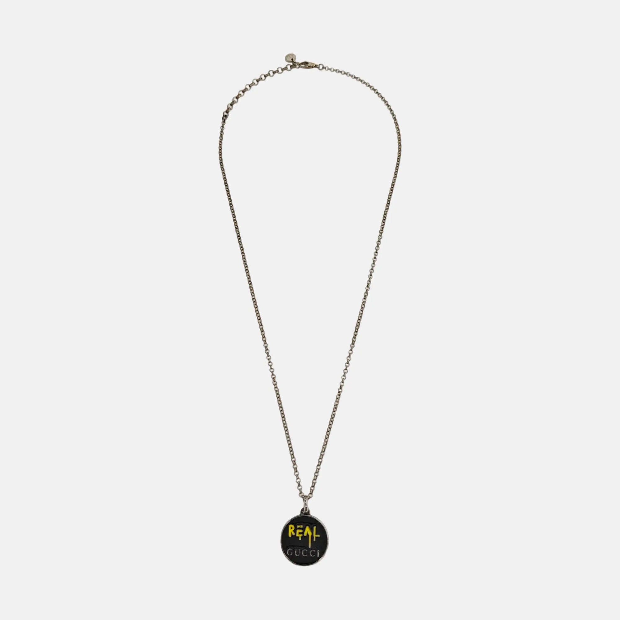 925 Sterling Silver Black Necklace