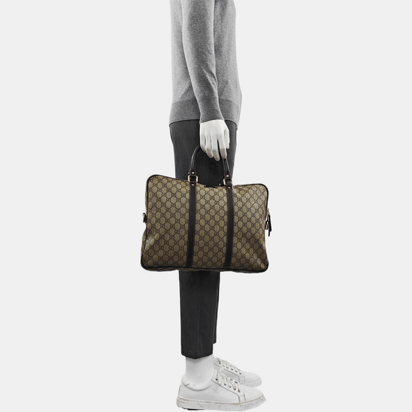 Duffle Monogram Coated Canvas Beige