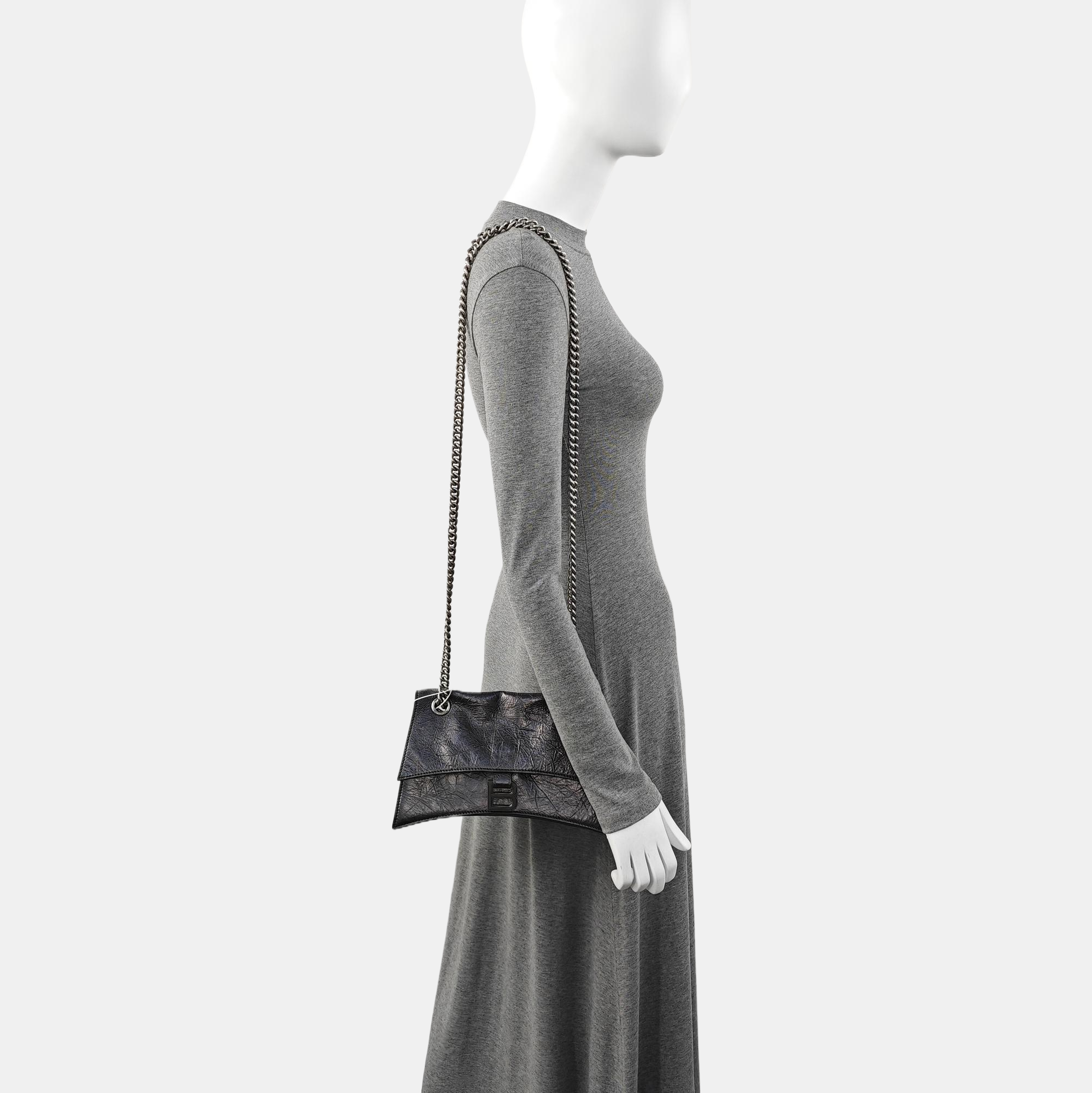 Crush Small Calfskin Gray