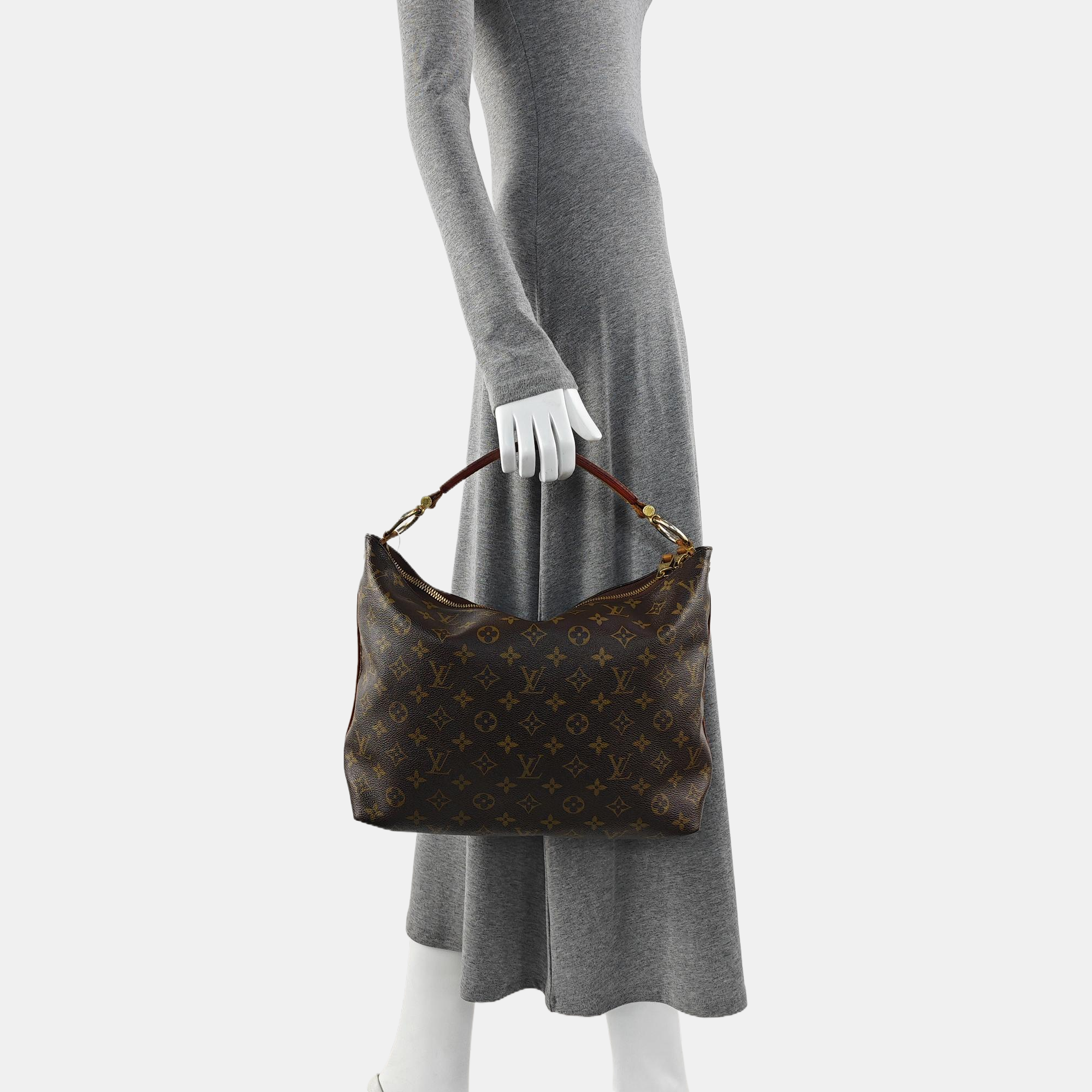VINTAGE SULLY PM Monogram Coated Canvas Brown