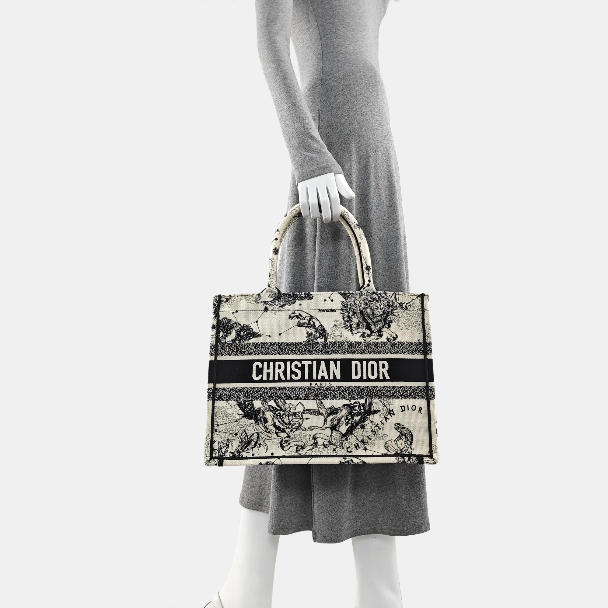 Book Tote Medium Canvas White