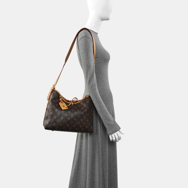 CARRYALL PM Monogram Coated Canvas Brown