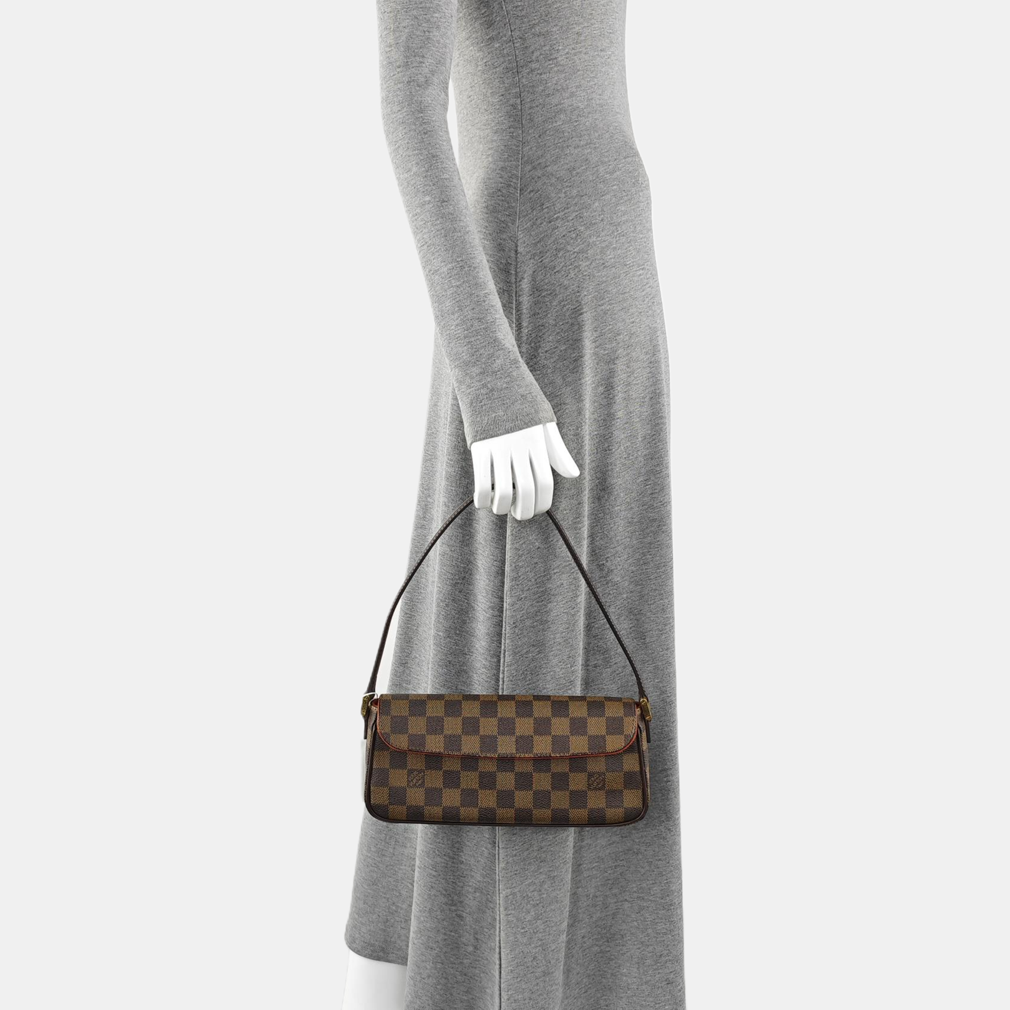RECOLETA Damier Ebene Coated Canvas Brown