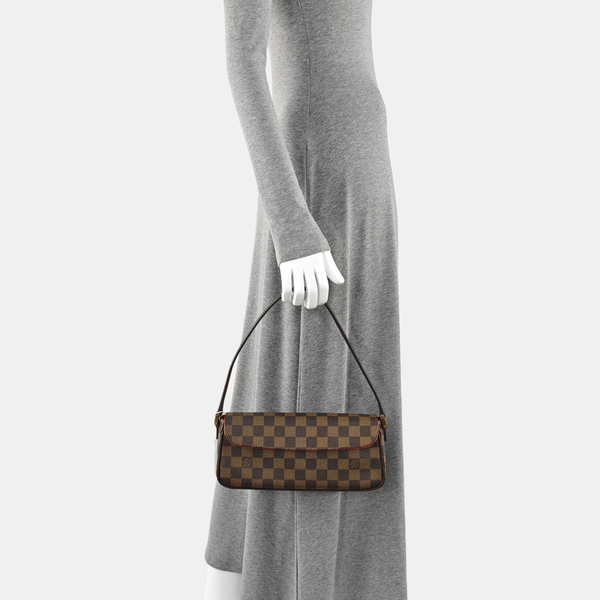 RECOLETA Damier Ebene Coated Canvas Brown