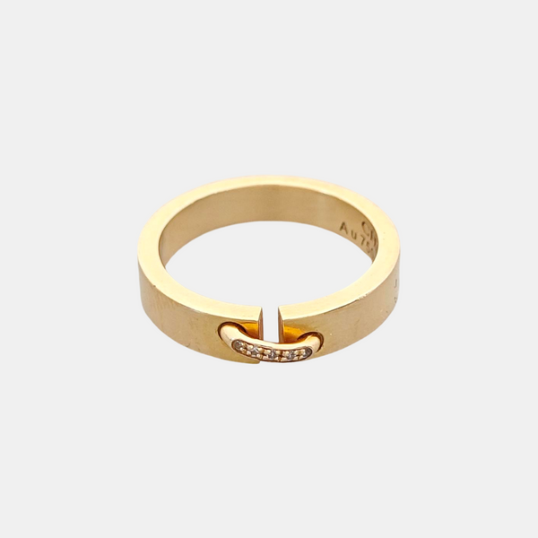 Liens Évidence 18k Rose Gold Ring EU 50