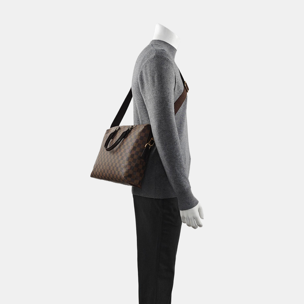 PORTE-DOCUMENTS Damier Ebene Coated Canvas Brown