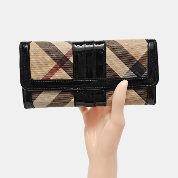 Coated Canvas Wallet Multicolor