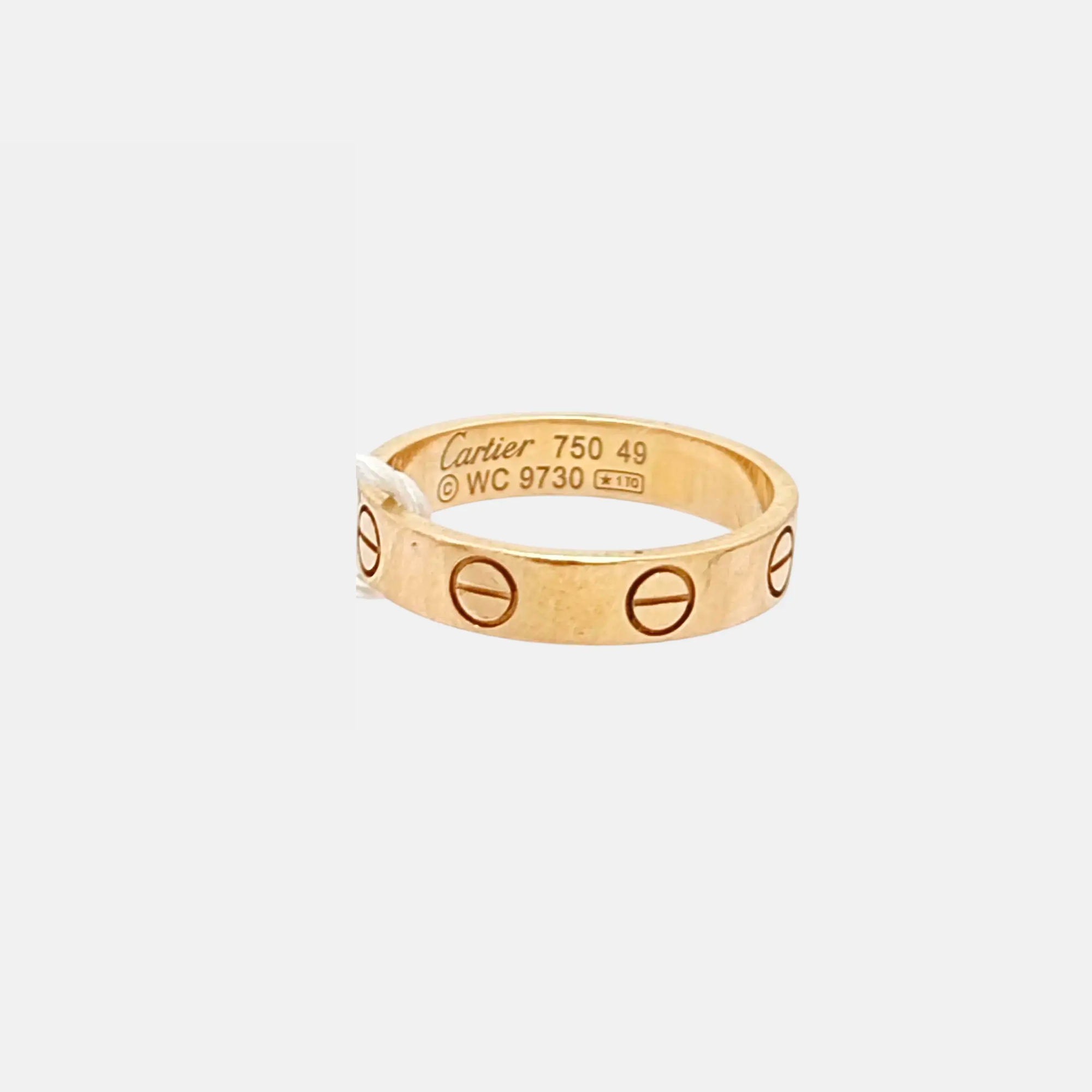 LOVE 18k Rose Gold Ring EU 49