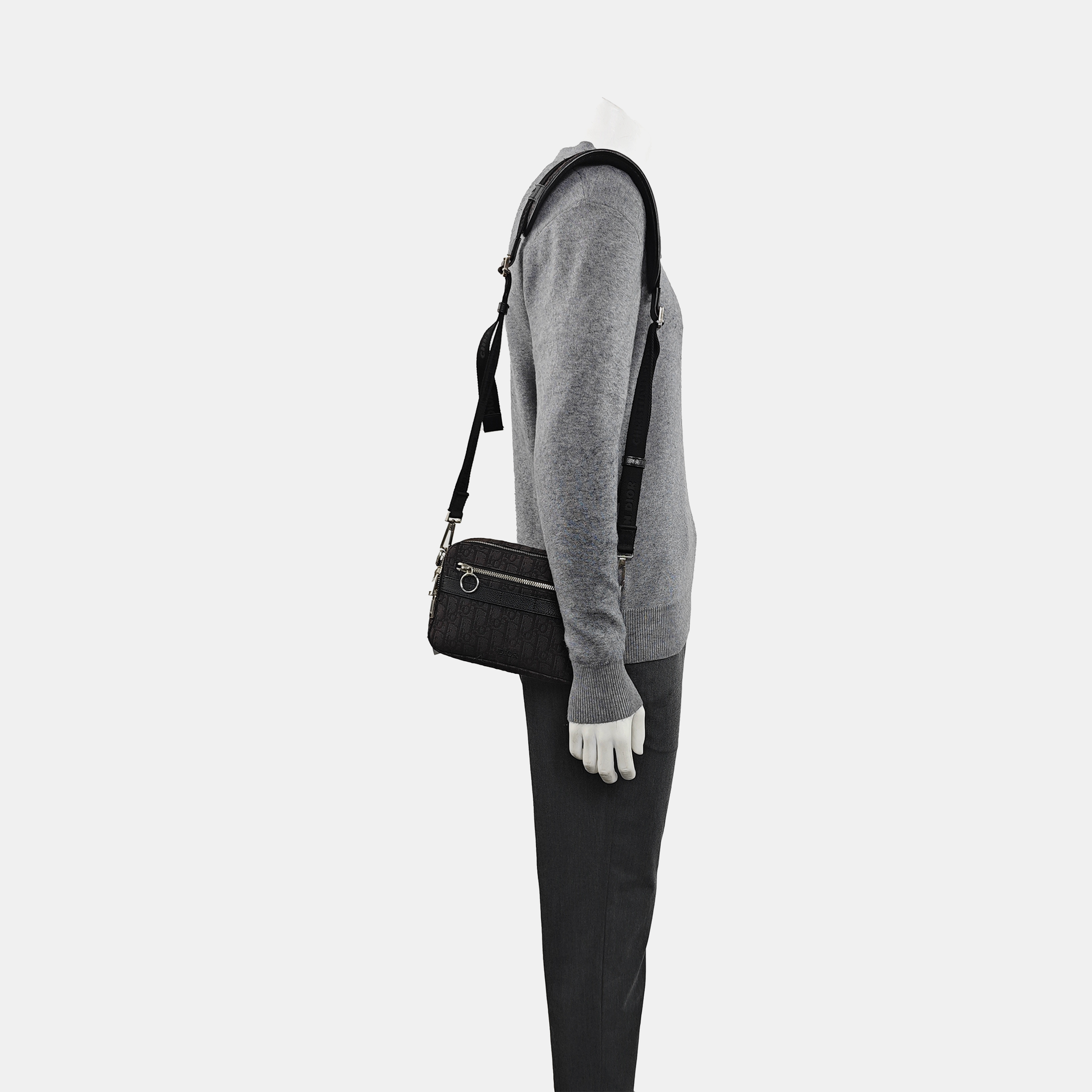 Safari Oblique Canvas Black