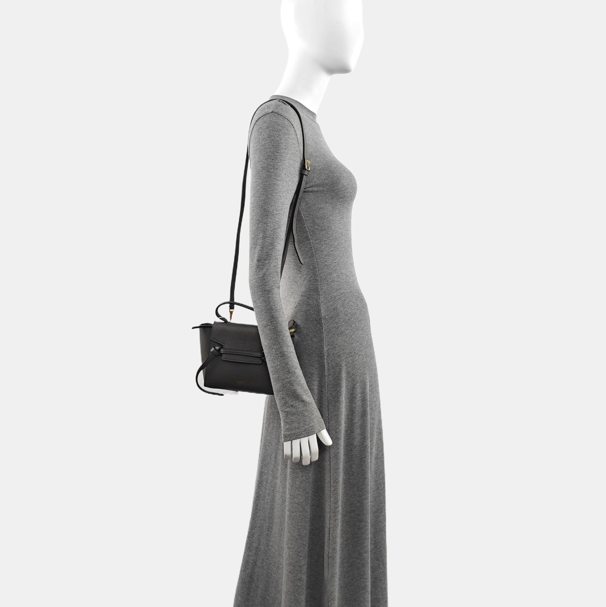 BELT PICO Calfskin Gray