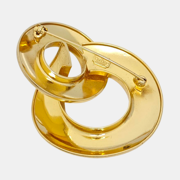 Metal Gold Brooch