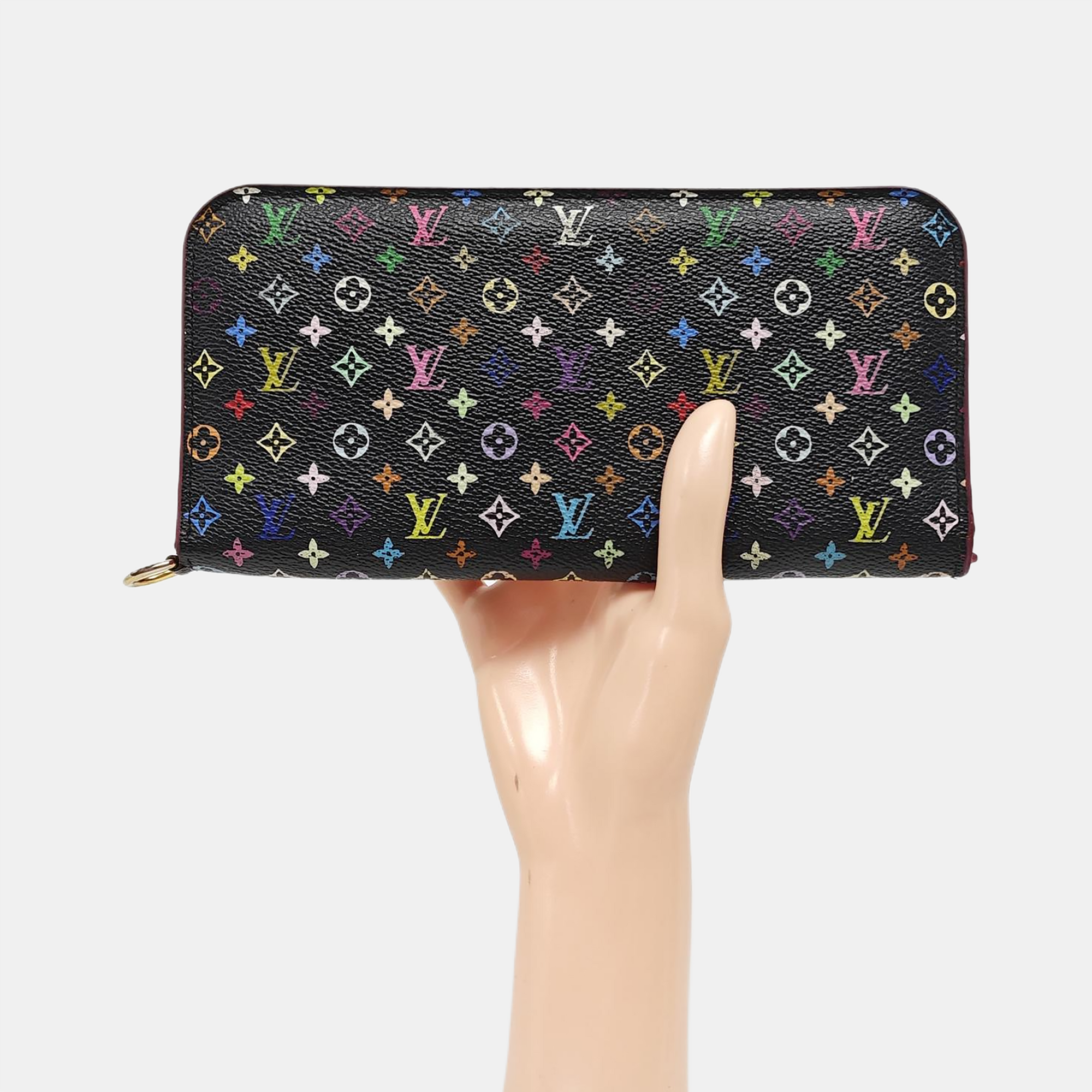 LV × TM INSOLITE Monogram Coated Canvas Black Wallet