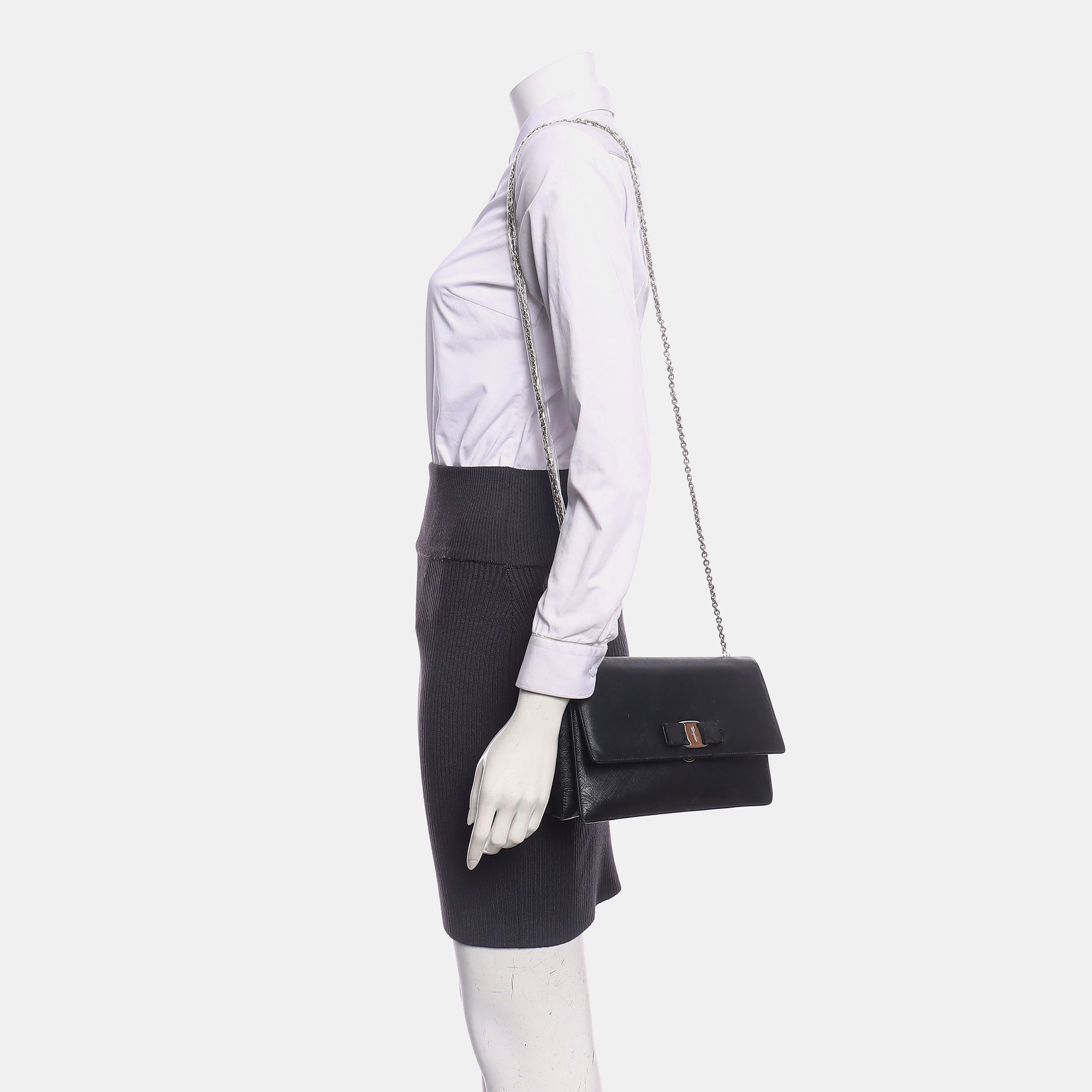 Ginny Calfskin Black