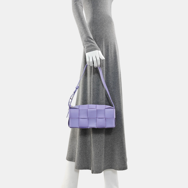 Intrecciato Small Lambskin Purple