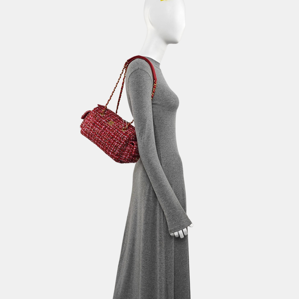 Quilted Wool Small Red