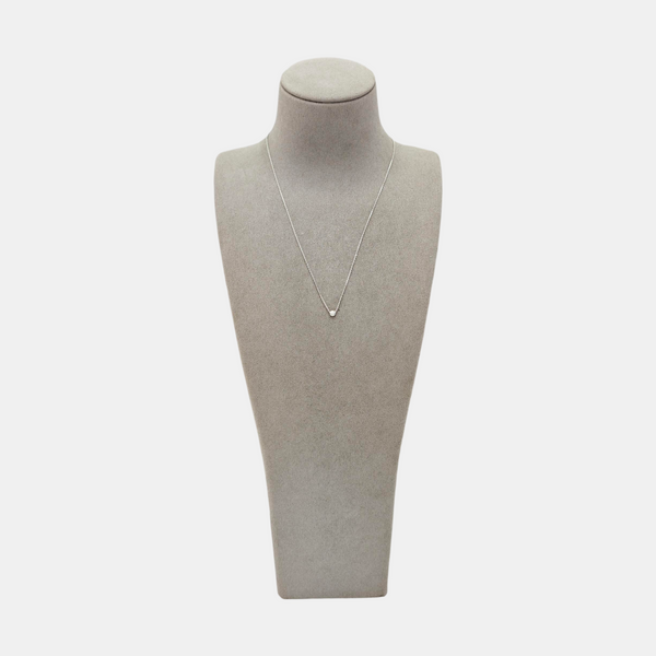 CARTIER D'AMOUR 18k White Gold Silver Necklace