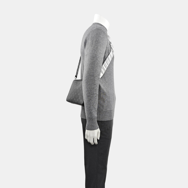 TRIO Monogram Coated Canvas Gray