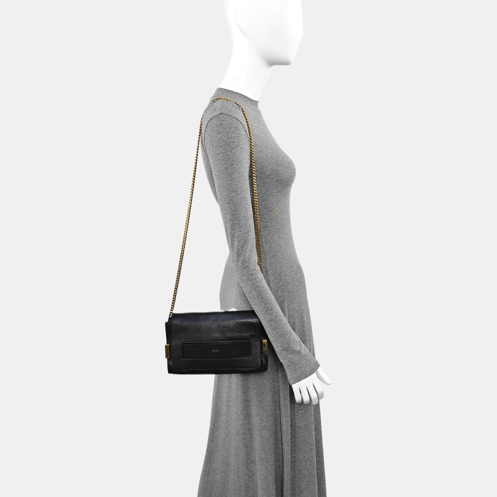Elle Calfskin Black