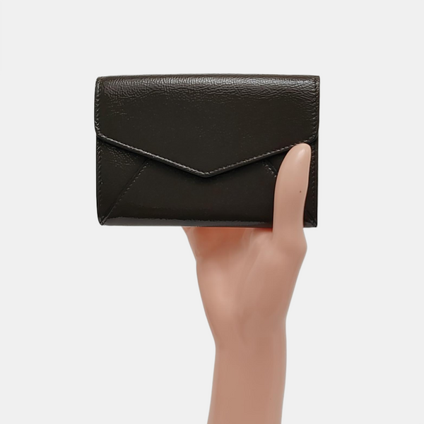 Patent Leather Wallet Green