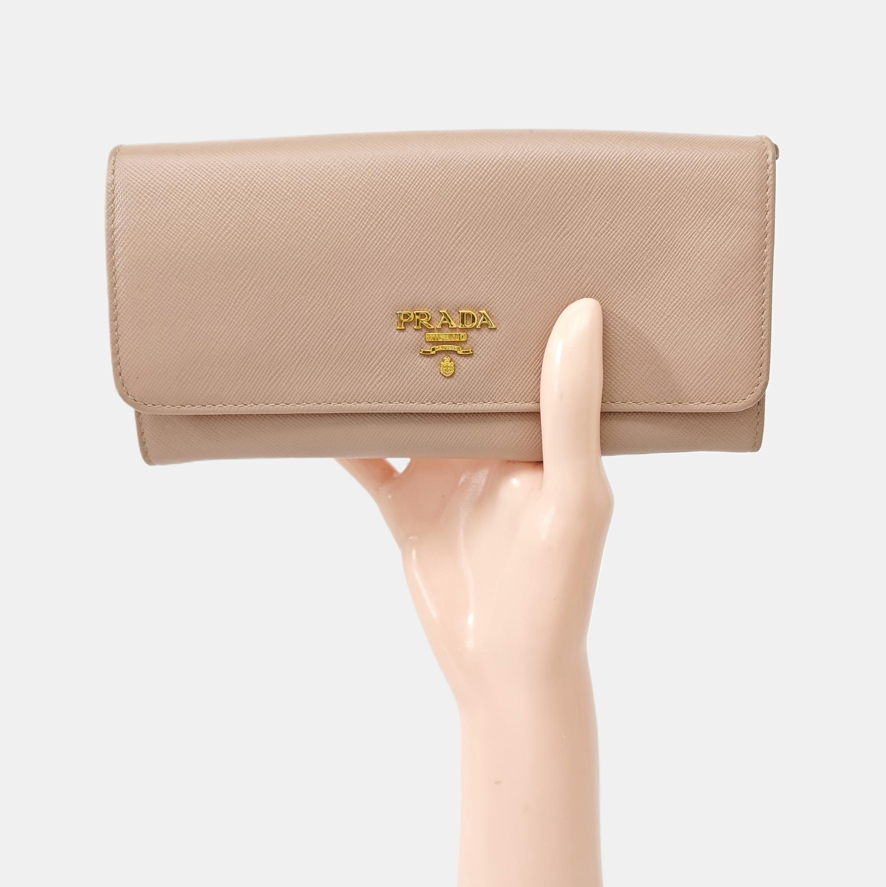 Saffiano Calfskin Wallet Pink