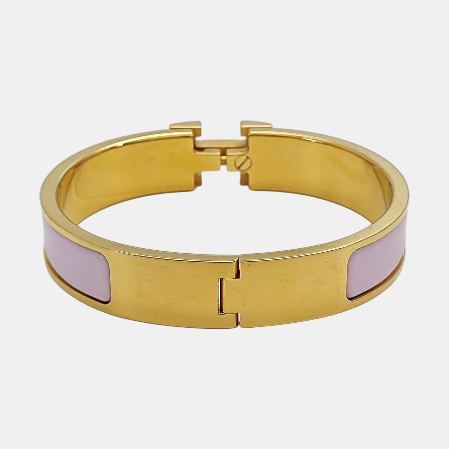 Clic H Metal Gold Bangle